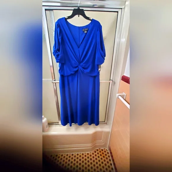 jessica howard blue dress Dress Casual Short By Jessica Howard In Blue & Green, Size: 14